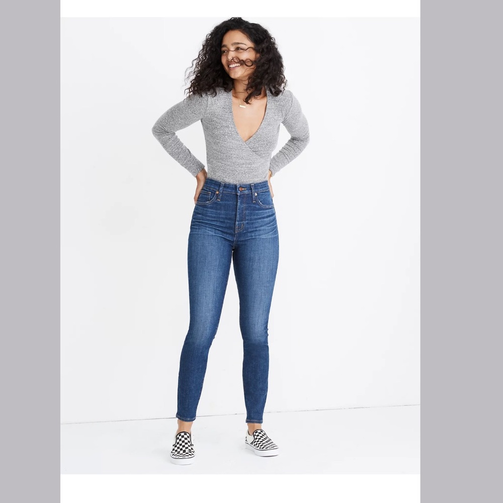 Madewell Curvy High-Rise Skinny Jeans in Moreaux Wash NWT 28